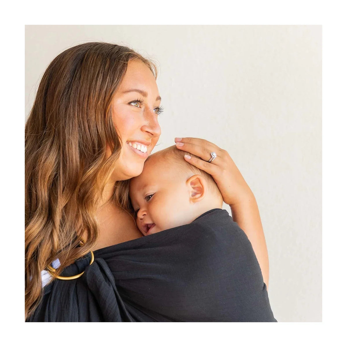 Ring Sling - Double Gauze - Onyx