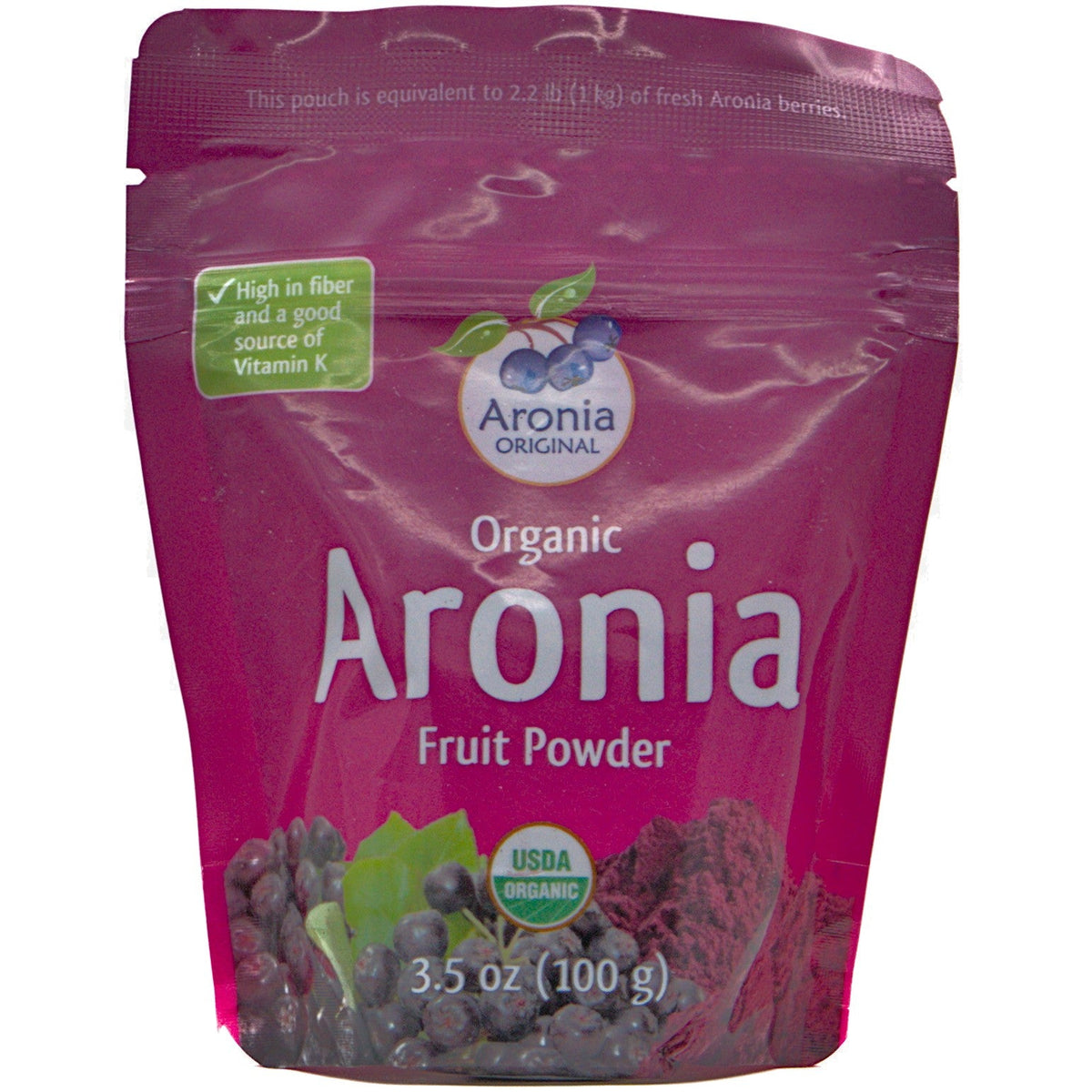 Organic Aronia Berry Powder 3.5 oz (100 g)