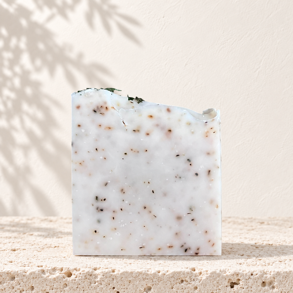 Savon exfoliant FREYJA arbre à thé et menthe poivrée