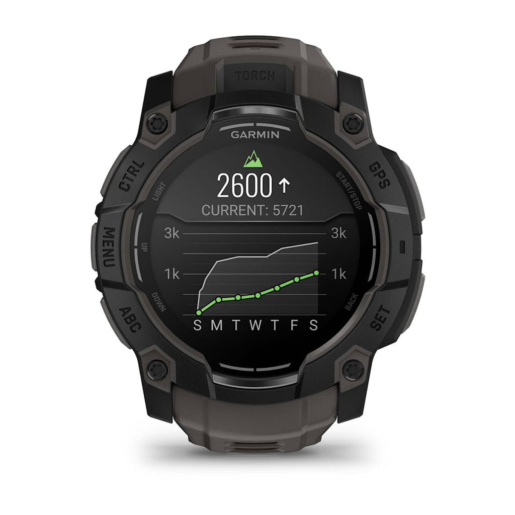 Garmin Instinct 3 – 50 mm, AMOLED Black with Charcoal Band