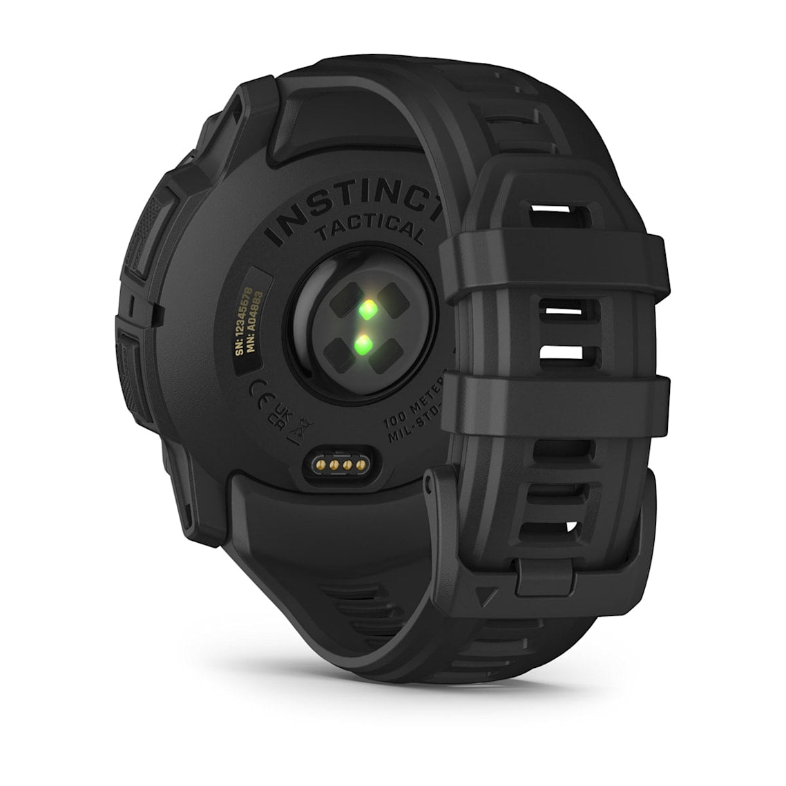Instinct® 3 – 50 mm, AMOLED, Tactical Edition Black with Black Band