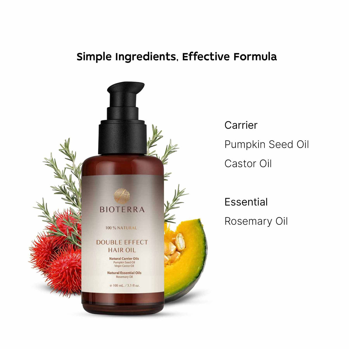 Bioterra Organic Double Effect Hair Oil
