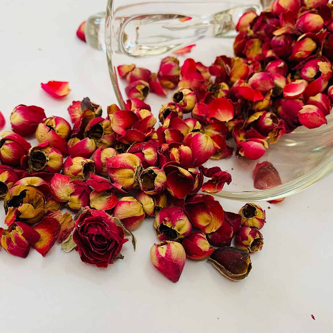 Red Rose Tea – Whole Rose Buds Herbal Tea by Rayhana