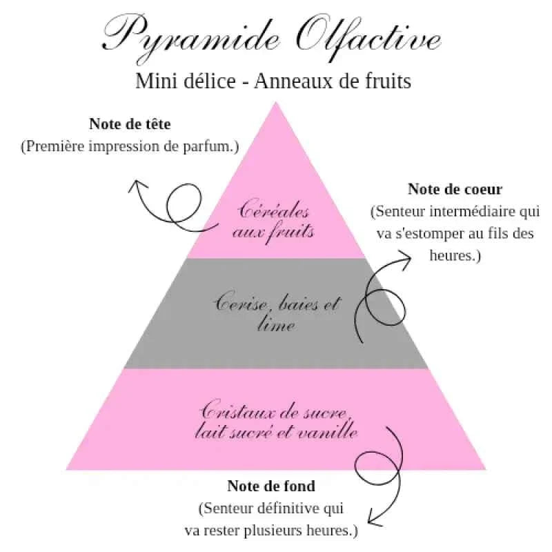 La bougie gourmande mini délice - Anneaux de fruits