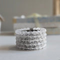 Clear Quartz Gemstone Bead Bracelet