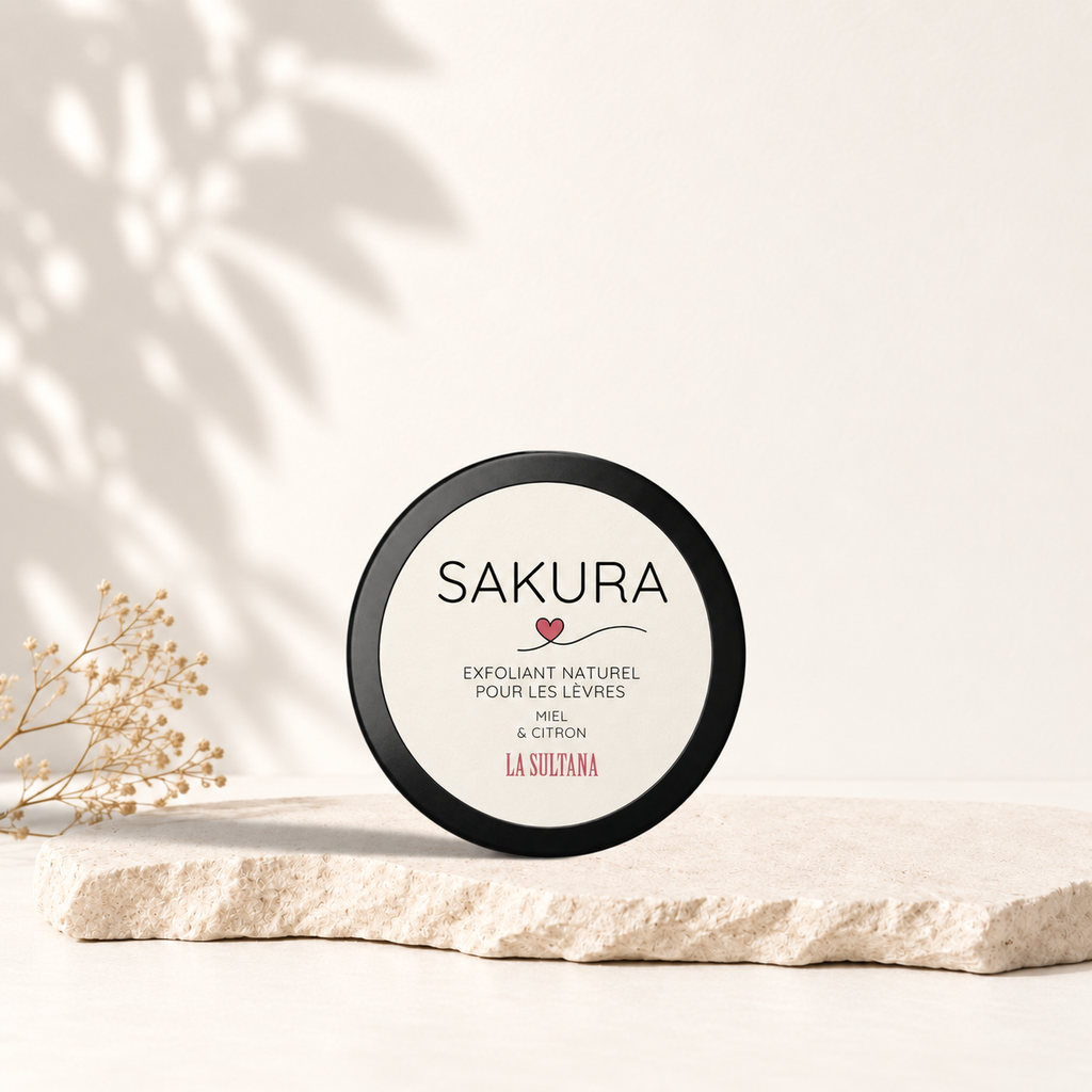 Masque exfoliant pour les lèvres SAKURA miel & citron