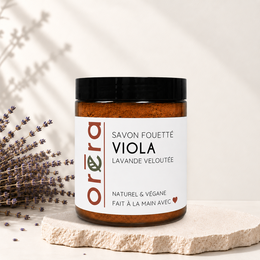 Savon fouetté VIOLA lavande veloutée
