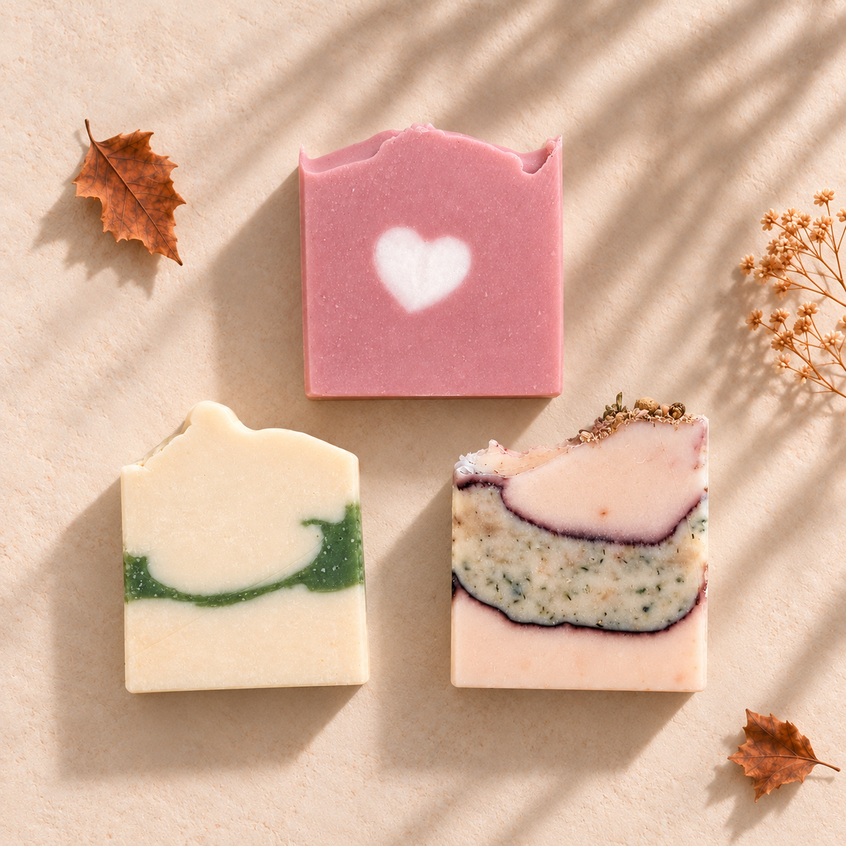 Savon à l'argile rose FRIDA pois senteur