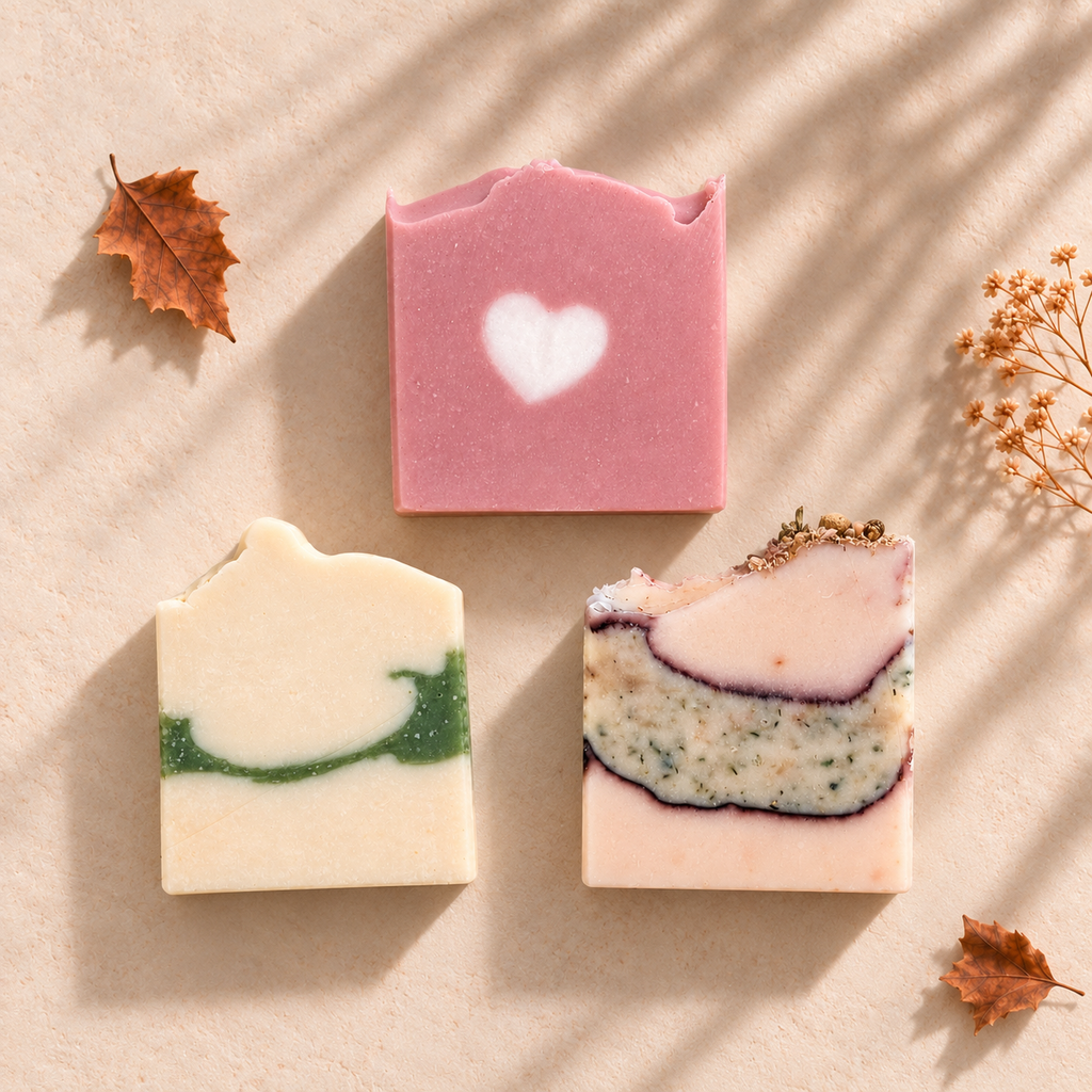 Savon au lait de chèvre SOPHIE miel et macérât de camomilles