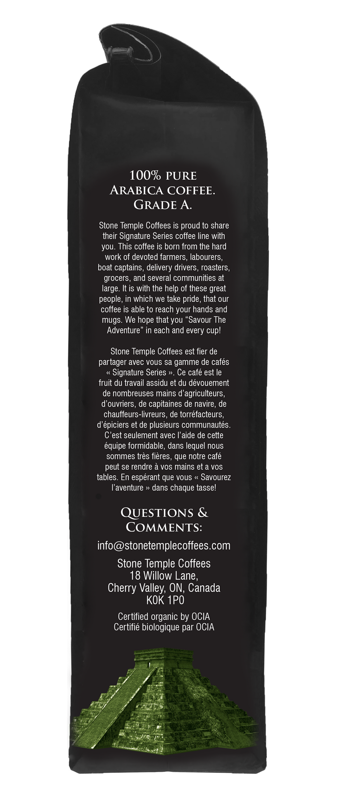 Honduran House Roast - Ground, Medium Roast, Certified Organic OCIA/ Fairtade Coffee 1lb/454g