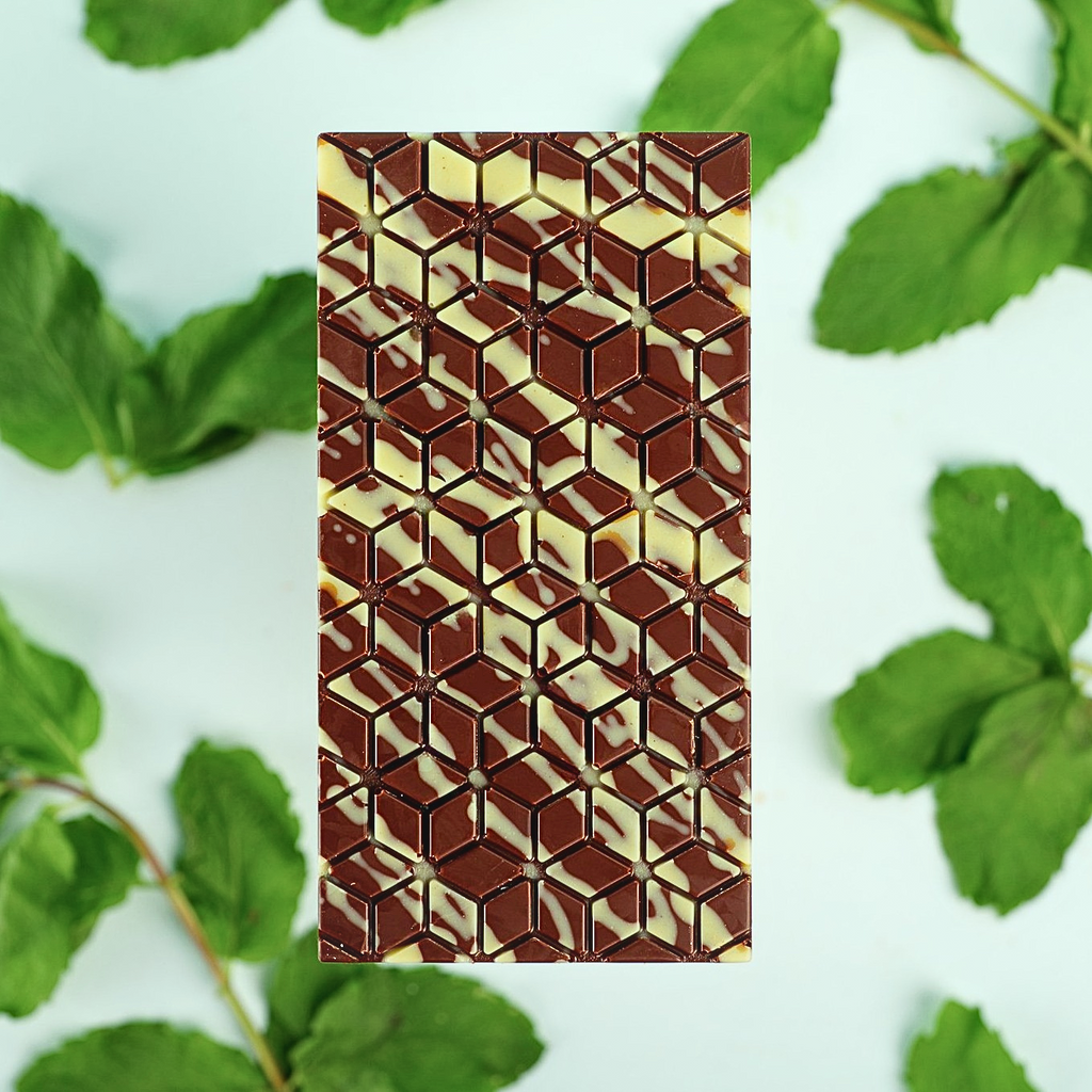 dark chocolate spearmint bar
