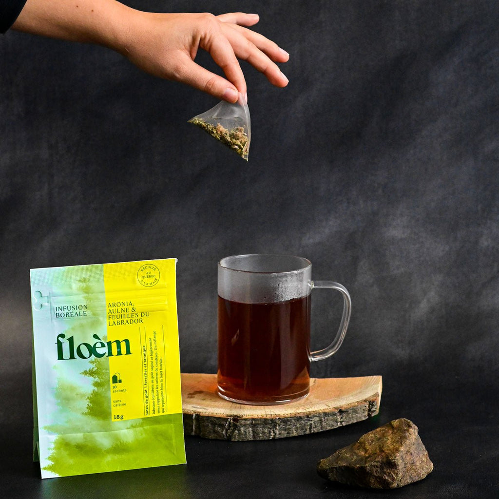 Tisane en sachets - Aronia, aulne & feuilles du Labrador