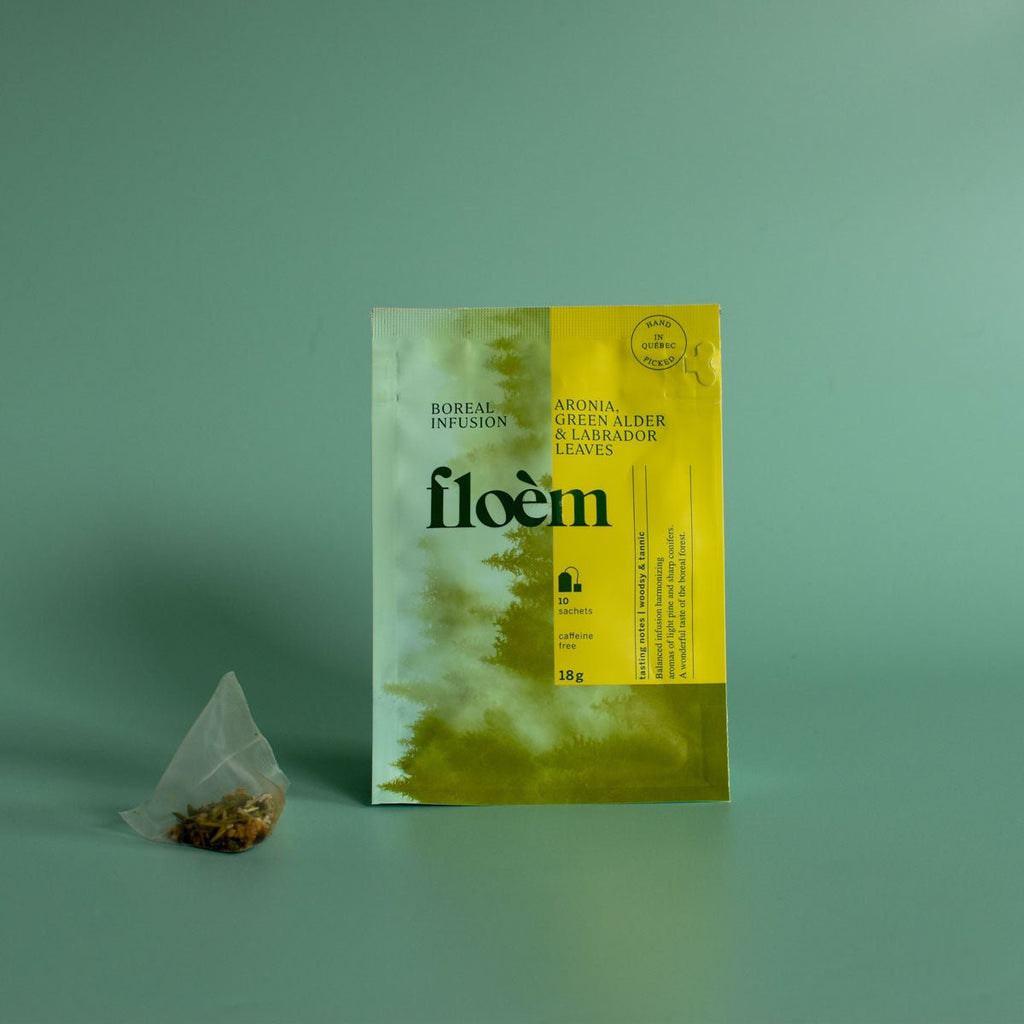 Tisane en sachets - Aronia, aulne & feuilles du Labrador
