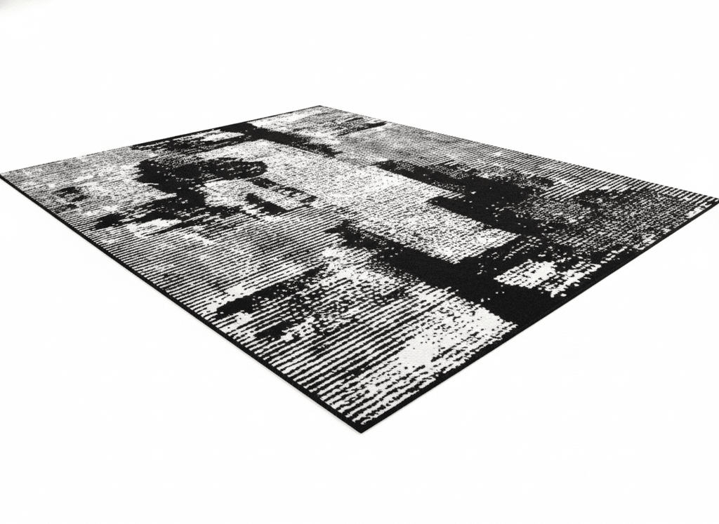 Urban Ink Distressed Woven Carpet