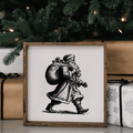 Vintage Santa - Framed Christmas Print